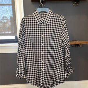 Calibrate Classic Black and White Checkered Men's Shirt